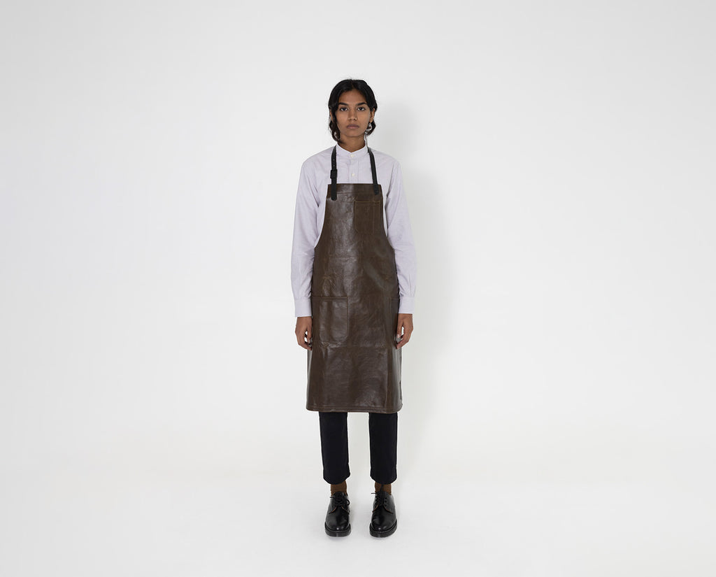 Branded Leather Aprons | Female Custom Leather Aprons